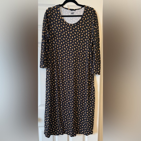 Lands' End Dresses & Skirts - Land’s End Candy Corn Fall Halloween Dress Size Large